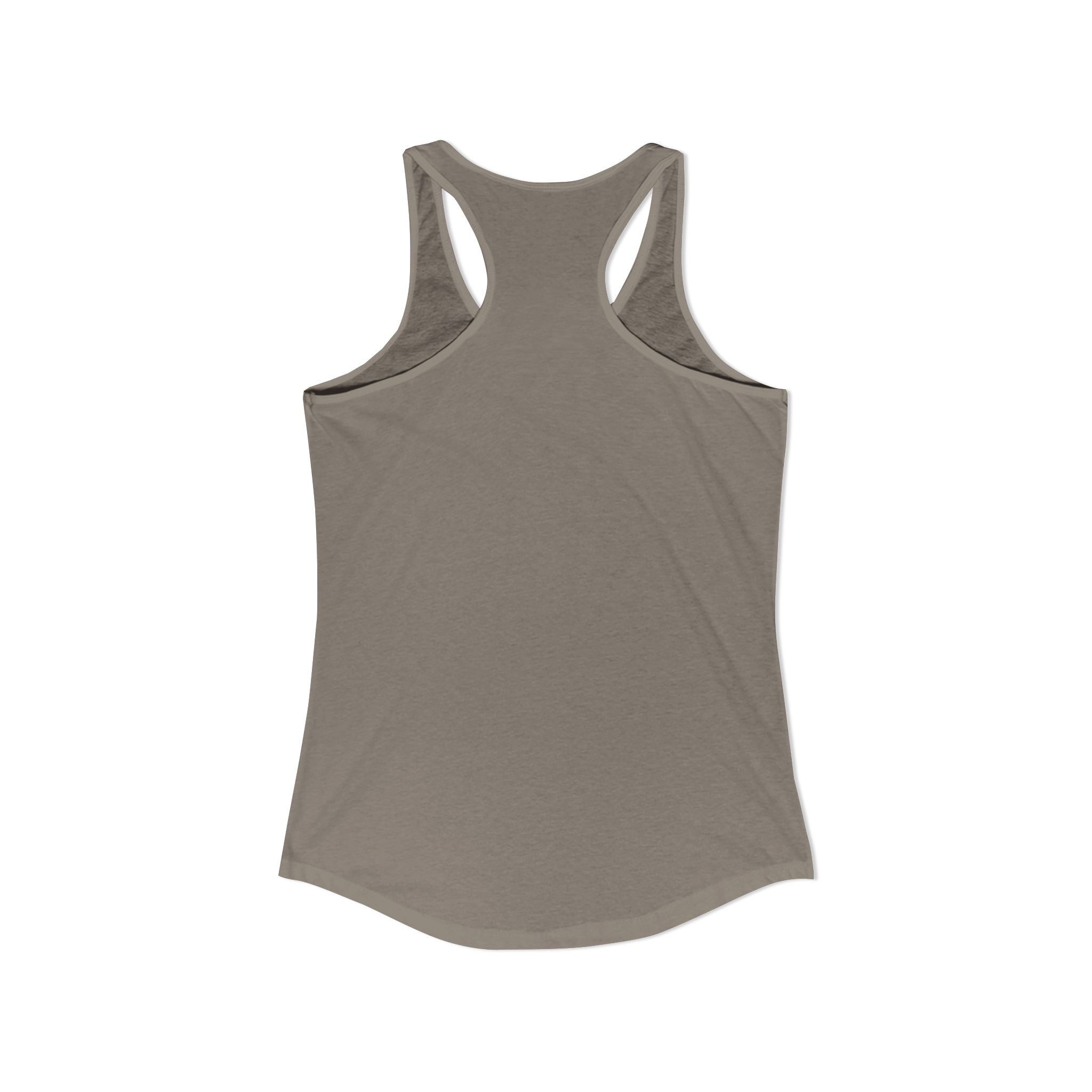 WWLW Distressed Black Logo - Racer Back Tank Top