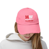Heavy Weights Barbell Club - Unisex Distressed Cap - Classic Color Logo