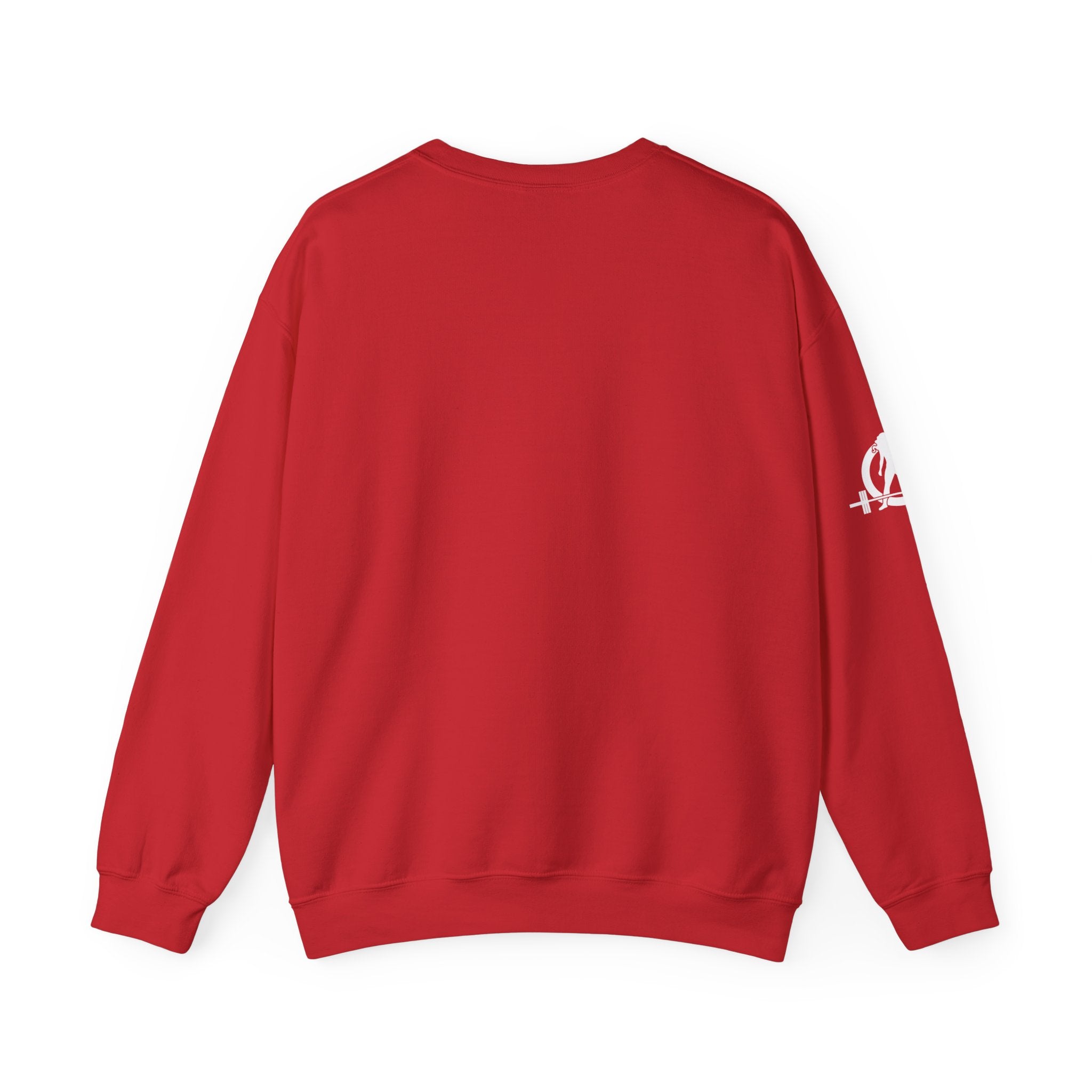 Cardio = Lift Weights Faster - Unisex Heavy Blend™ Crewneck Sweatshirt - Front  Logo