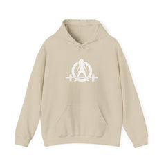 45 + 45 = 135  - Unisex Heavy Blend Hooded Sweatshirt  - White Logo Front & Back