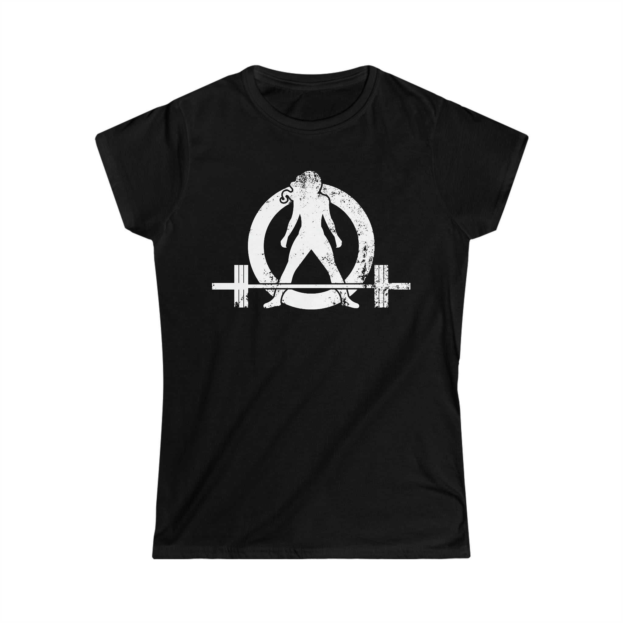 Strong Is Beautiful - Distressed White Logo - Women's Softstyle Tee (BEST SELLER)