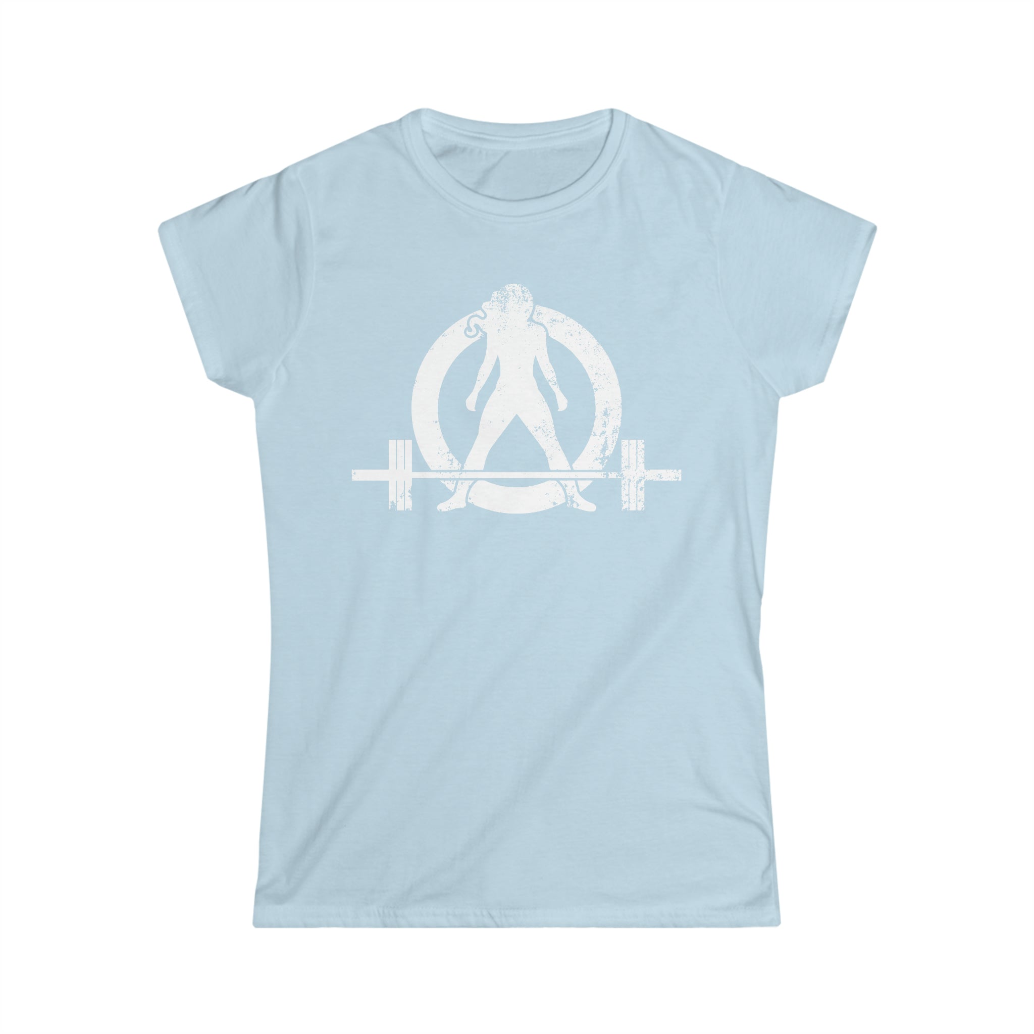 Strong Is Beautiful - Distressed White Logo - Women's Softstyle Tee (BEST SELLER)