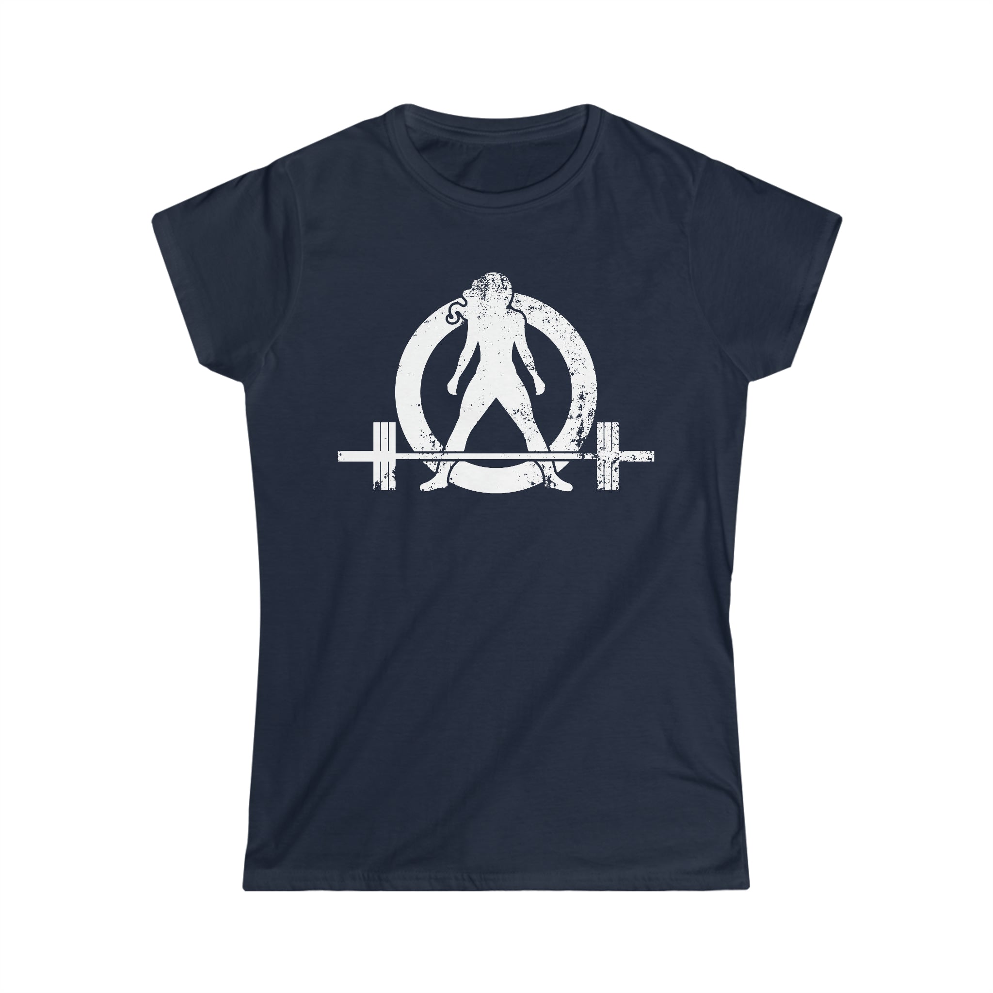 Strong Is Beautiful - Distressed White Logo - Women's Softstyle Tee (BEST SELLER)