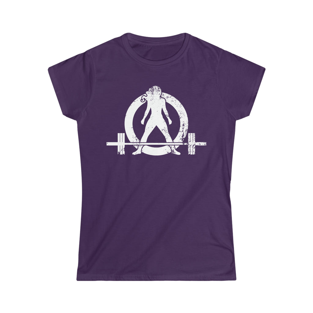 Strong Is Beautiful - Distressed White Logo - Women's Softstyle Tee (BEST SELLER)