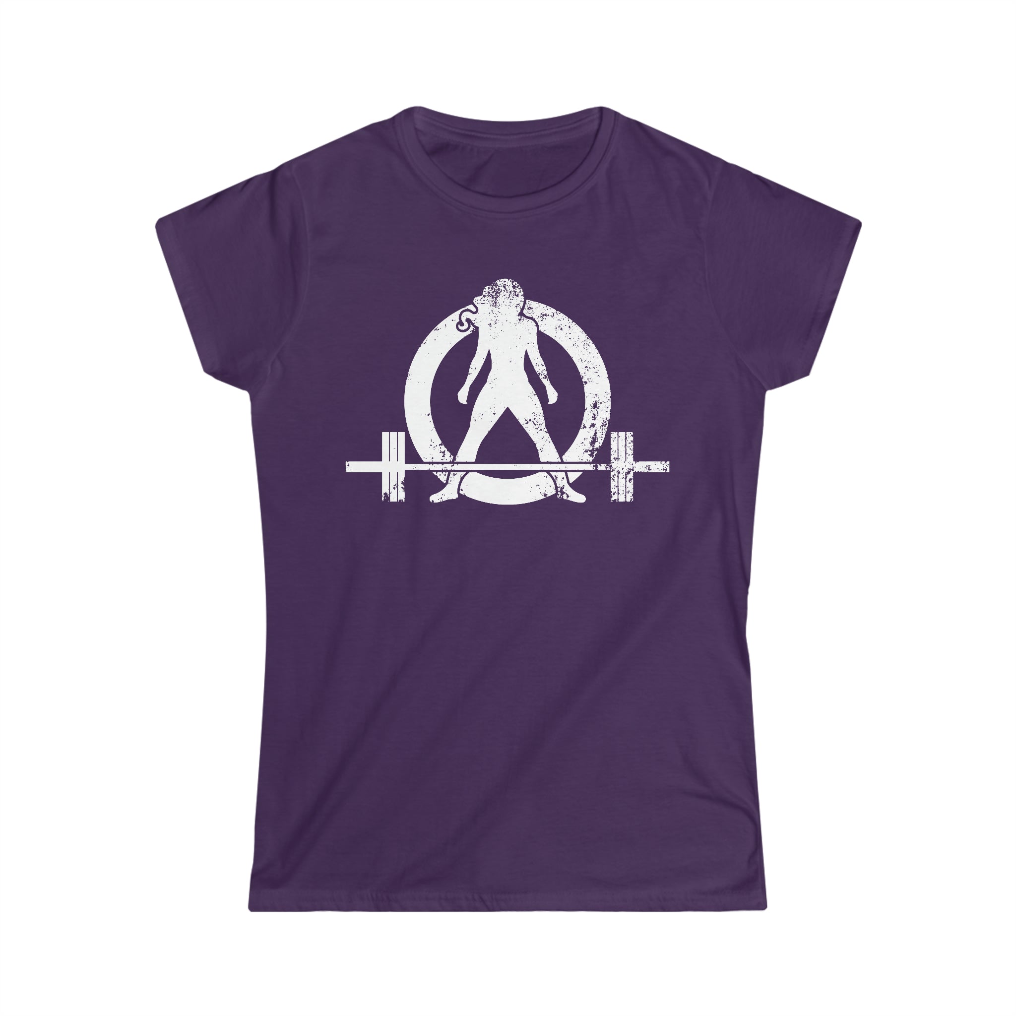 Strong Is Beautiful - Distressed White Logo - Women's Softstyle Tee (BEST SELLER)