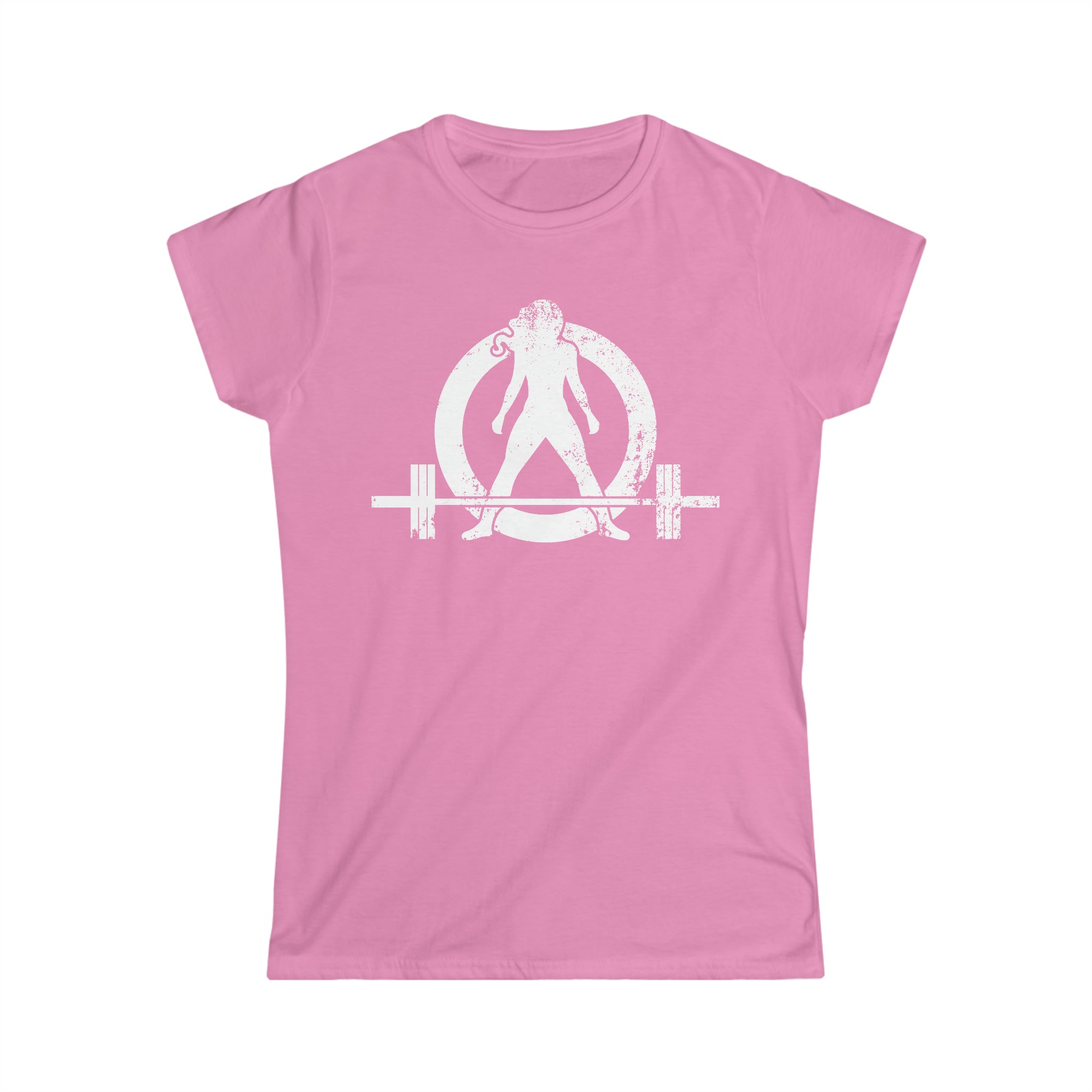 Strong Is Beautiful - Distressed White Logo - Women's Softstyle Tee (BEST SELLER)