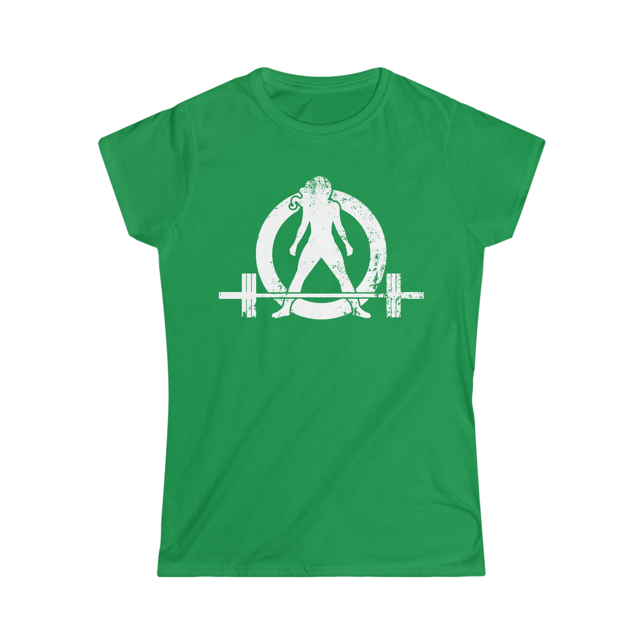 Strong Is Beautiful - Distressed White Logo - Women's Softstyle Tee (BEST SELLER)