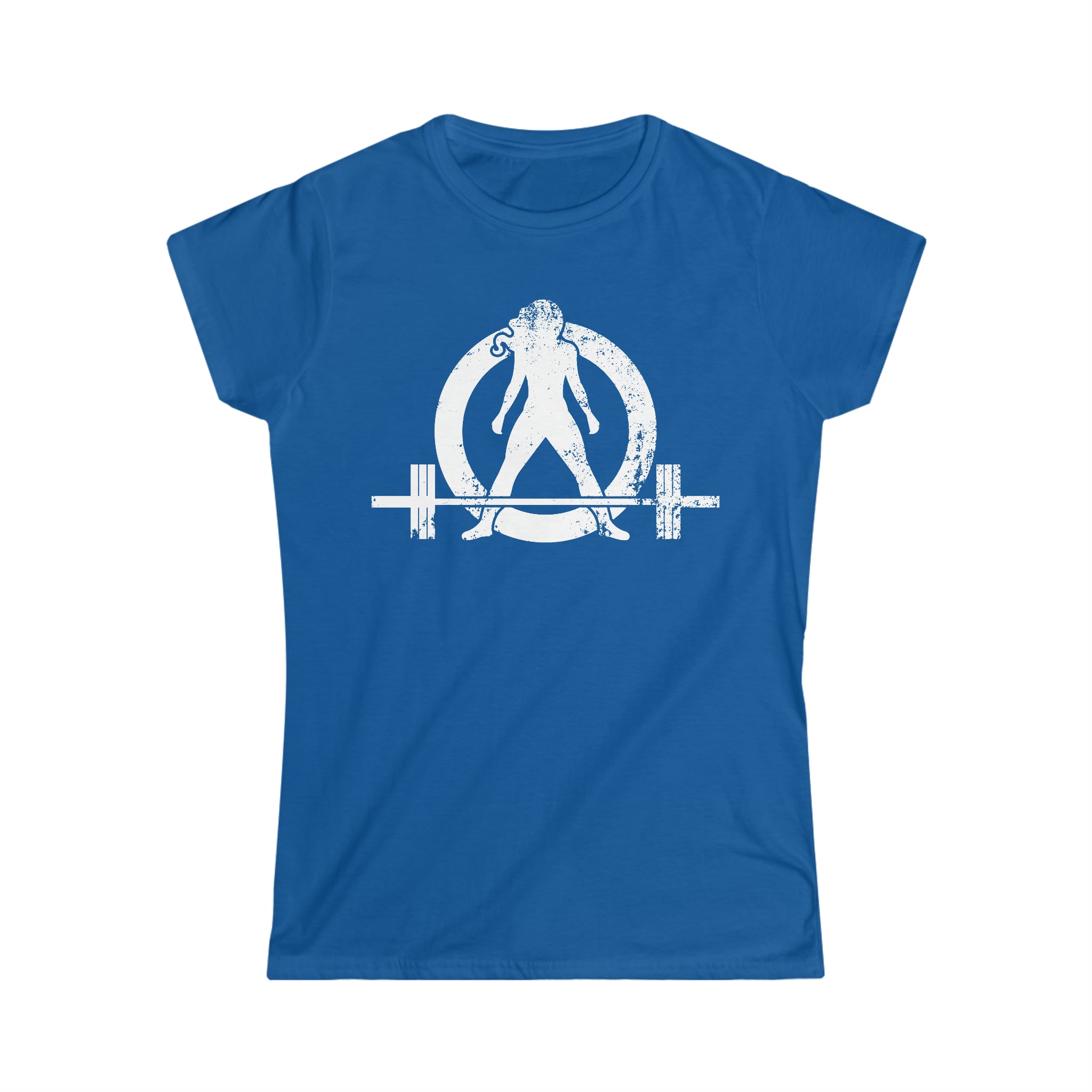 Strong Is Beautiful - Distressed White Logo - Women's Softstyle Tee (BEST SELLER)