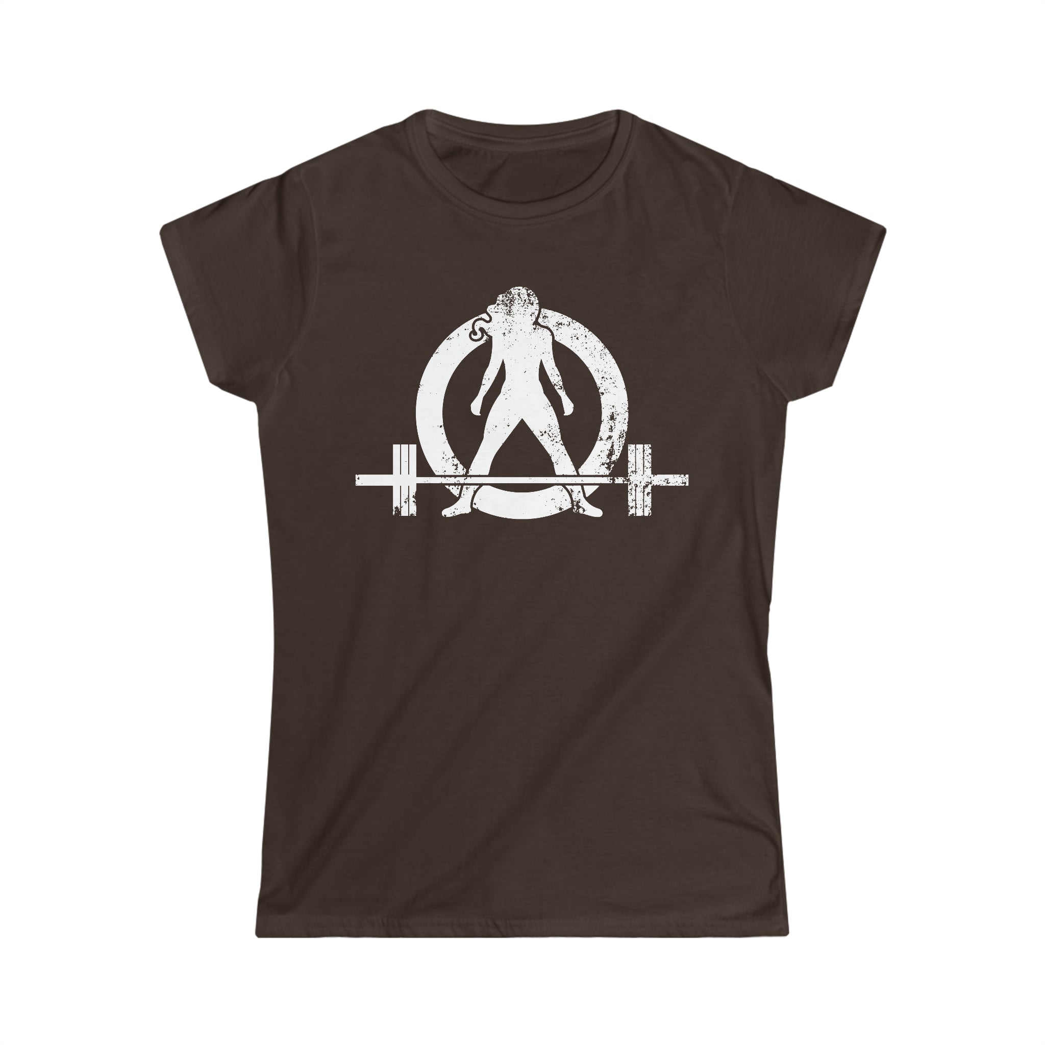 Strong Is Beautiful - Distressed White Logo - Women's Softstyle Tee (BEST SELLER)