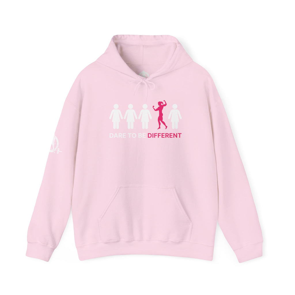 Dare To Be Different Flex - Unisex Heavy Blend Hooded Sweatshirt -  Print on Front & Plain Back