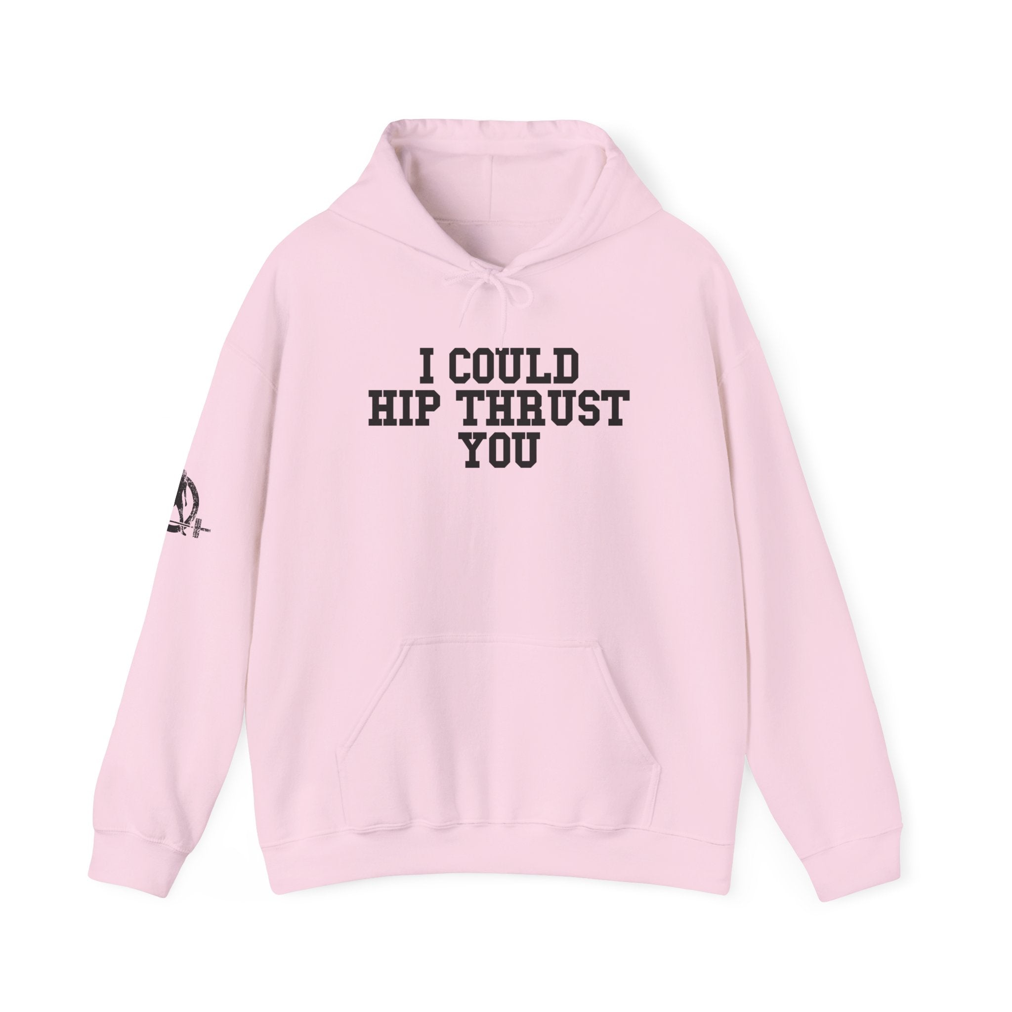 I Could Hip Thrust You – Black Logo Hoodie 🍑🔥