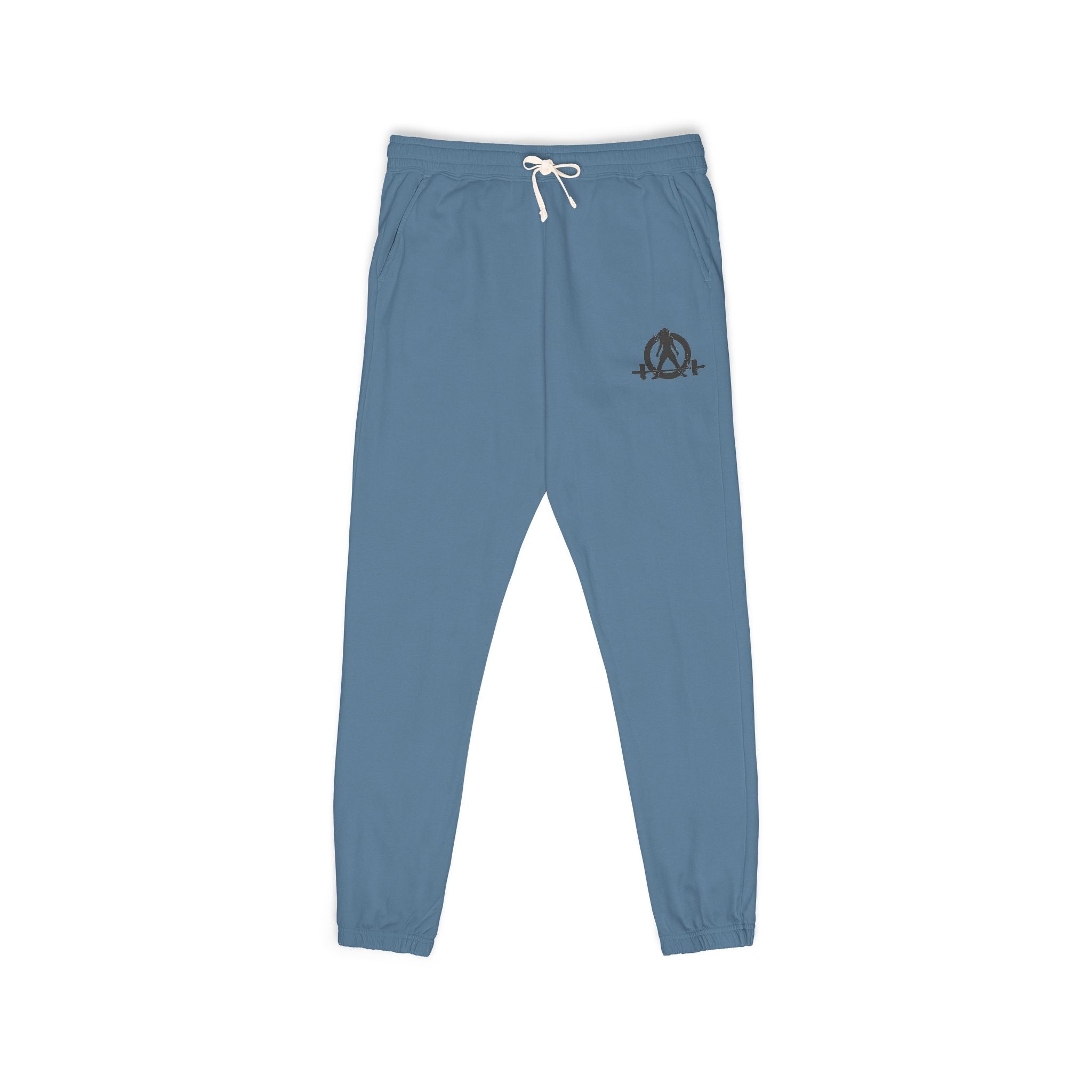 WWLW Unisex Fleece Sweatpants, Casual Chill Pants for Relaxation, Perfect for Home or Lounge, Gift for Friends, Daily Comfort Wear - Black Logo