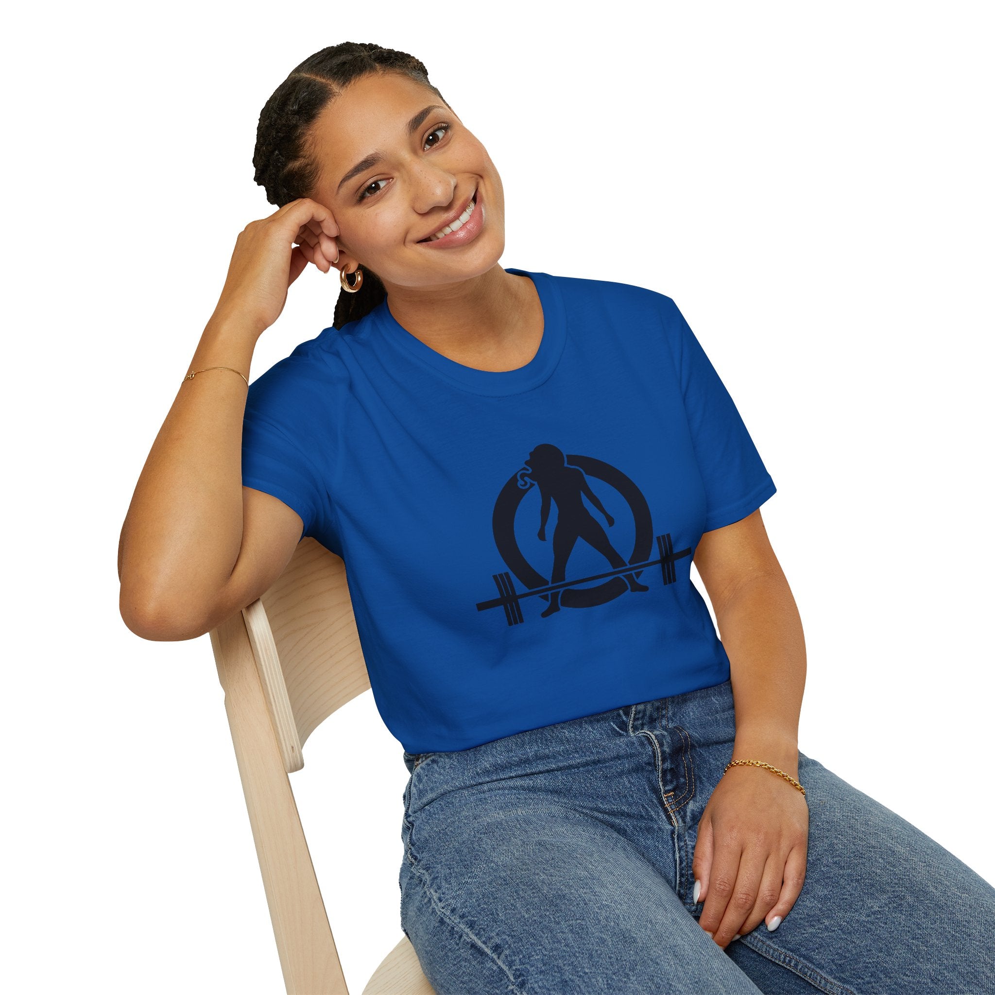 Iron Sharpens Iron - Unisex Softstyle T-Shirt - Black Logo Front & Back