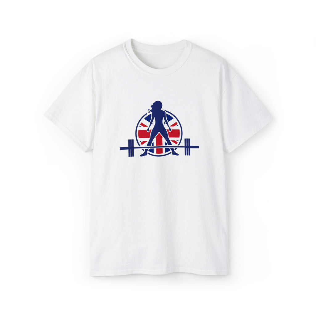 Unisex Ultra Cotton Tee - UK Logo Light - Plain Back