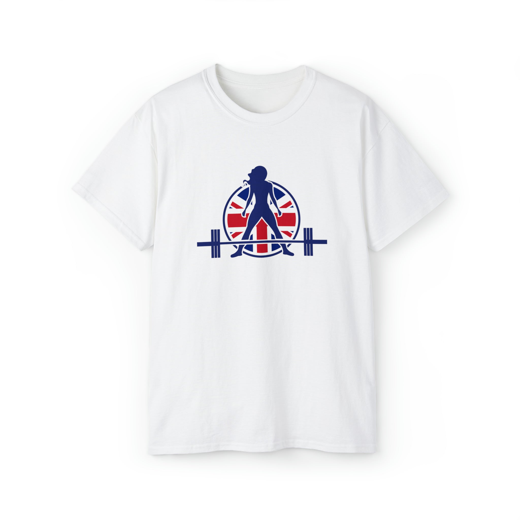 Unisex Ultra Cotton Tee - UK Logo Light - Plain Back