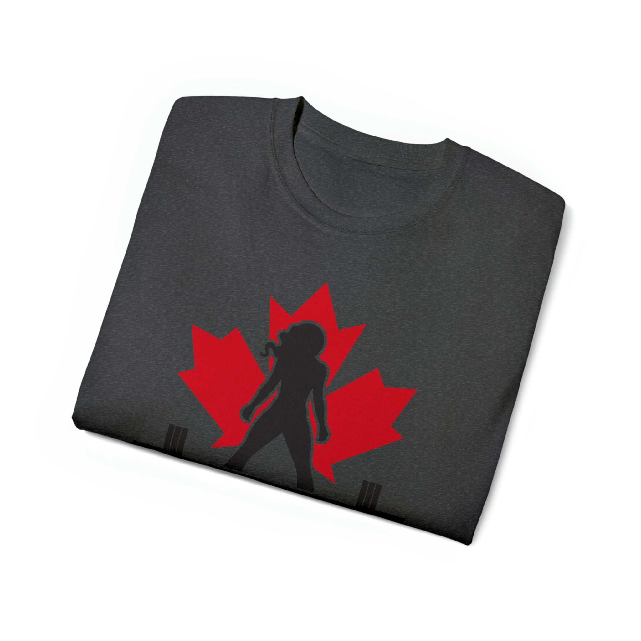Unisex Ultra Cotton Tee - Canada Logo Light - Plain Back