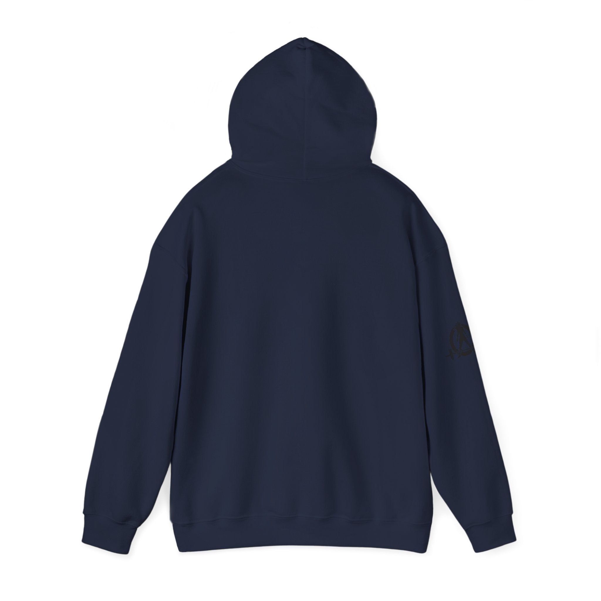 Strong Not Skinny - Unisex Heavy Blend Hooded Sweatshirt - Black Front Logo