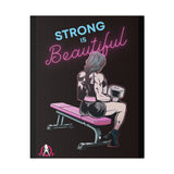 Strong Is Beautiful - Comic - Matte Canvas, Stretched, 0.75"