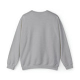 Unisex Heavy Blend™ Crewneck Sweatshirt - Distressed Logo - Plain Back