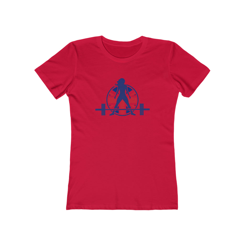 Women's The Boyfriend Tee - UK Light Logo - Plain Back