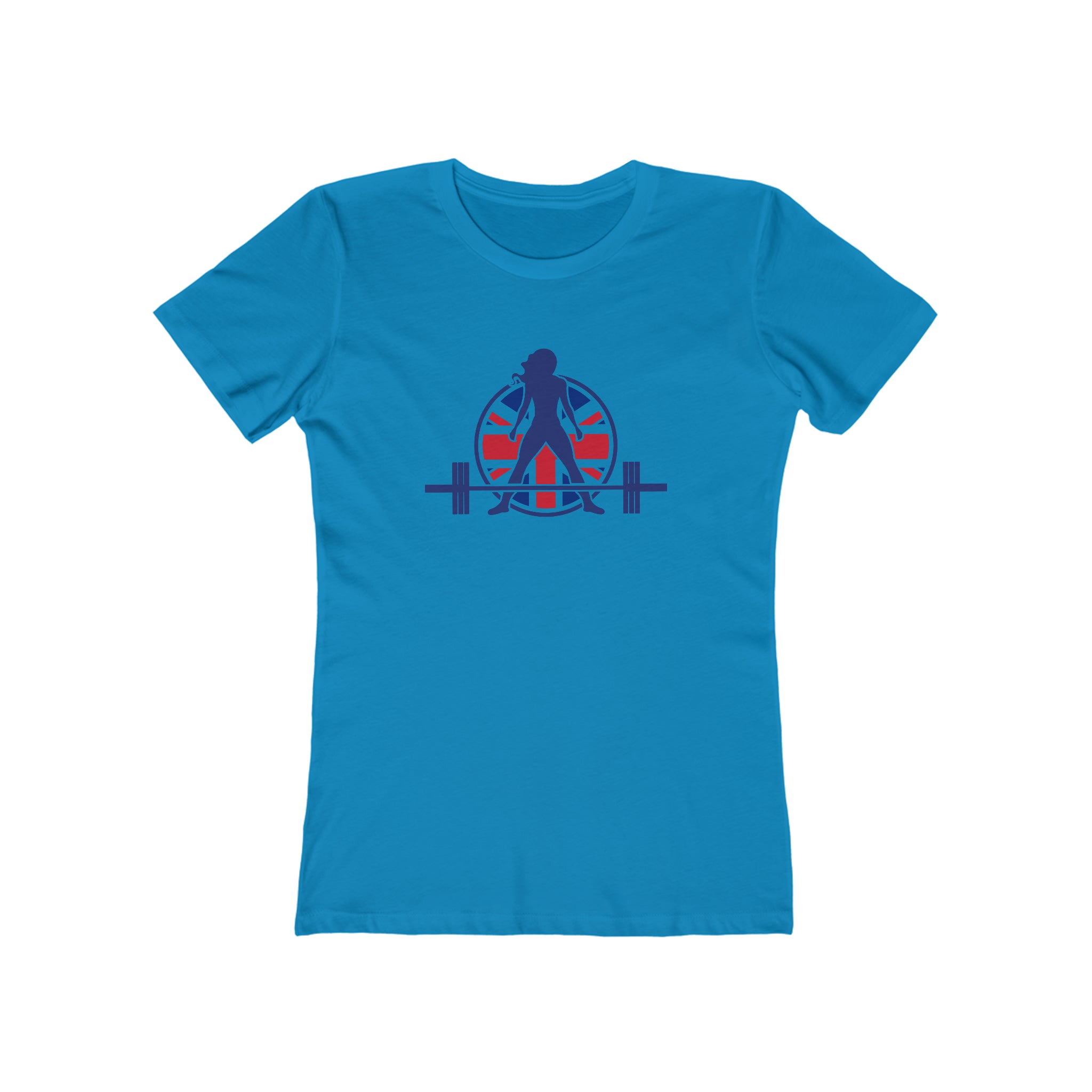 Women's The Boyfriend Tee - UK Light Logo - Plain Back
