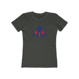 Women's The Boyfriend Tee - UK Light Logo - Plain Back