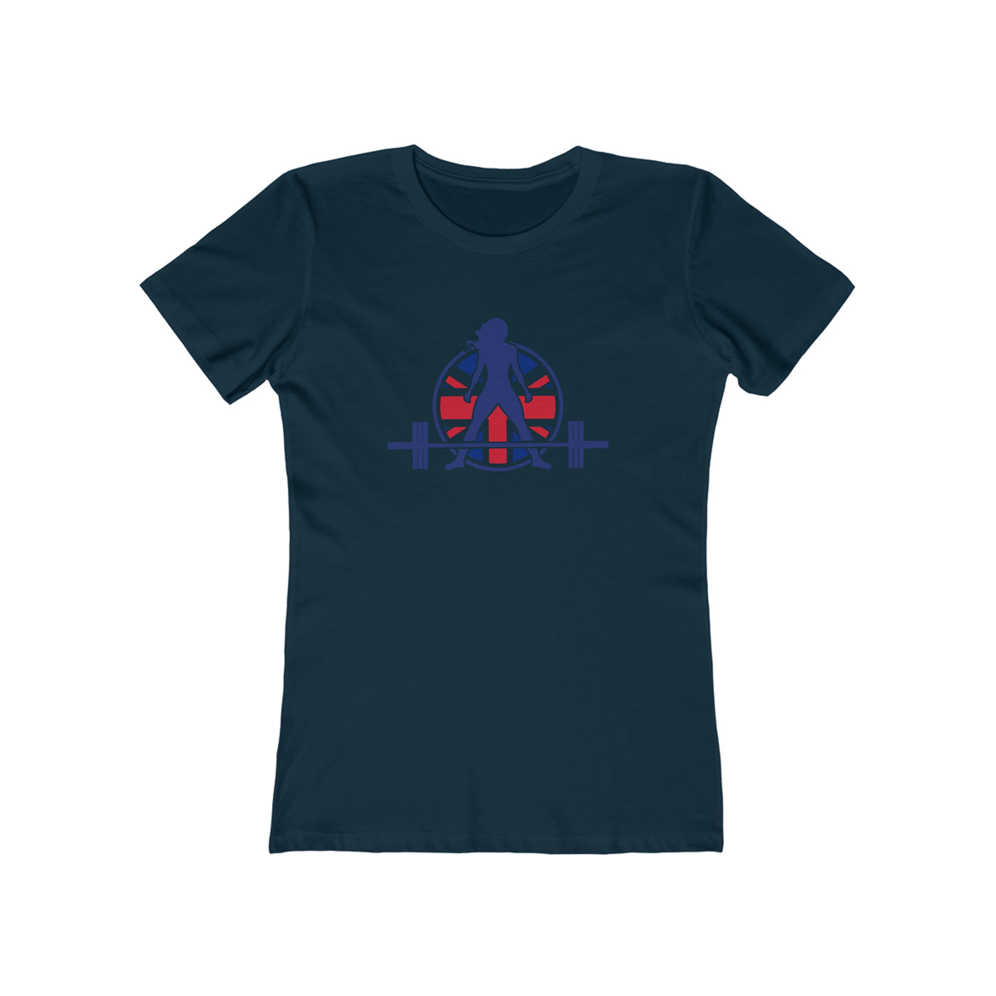 Women's The Boyfriend Tee - UK Light Logo - Plain Back