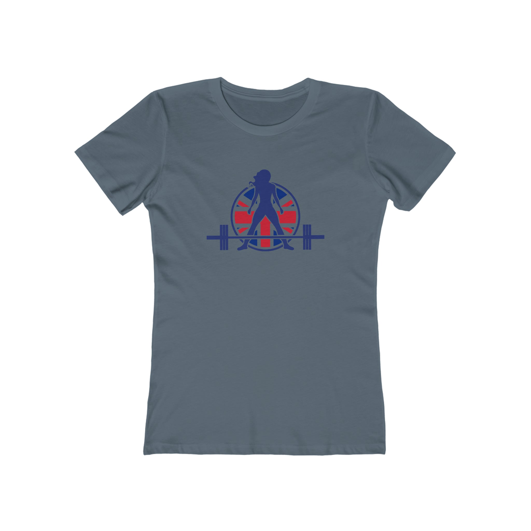 Women's The Boyfriend Tee - UK Light Logo - Plain Back