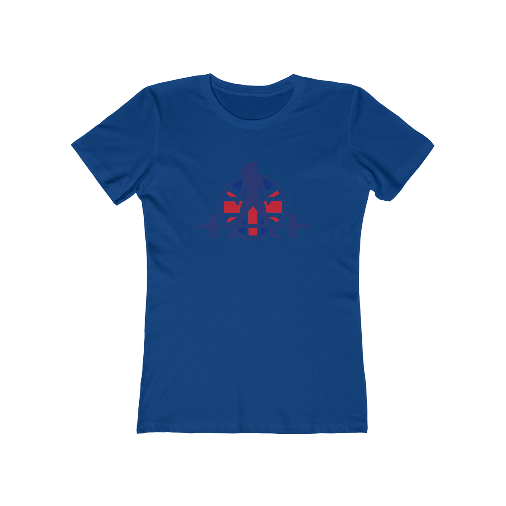 Women's The Boyfriend Tee - UK Light Logo - Plain Back