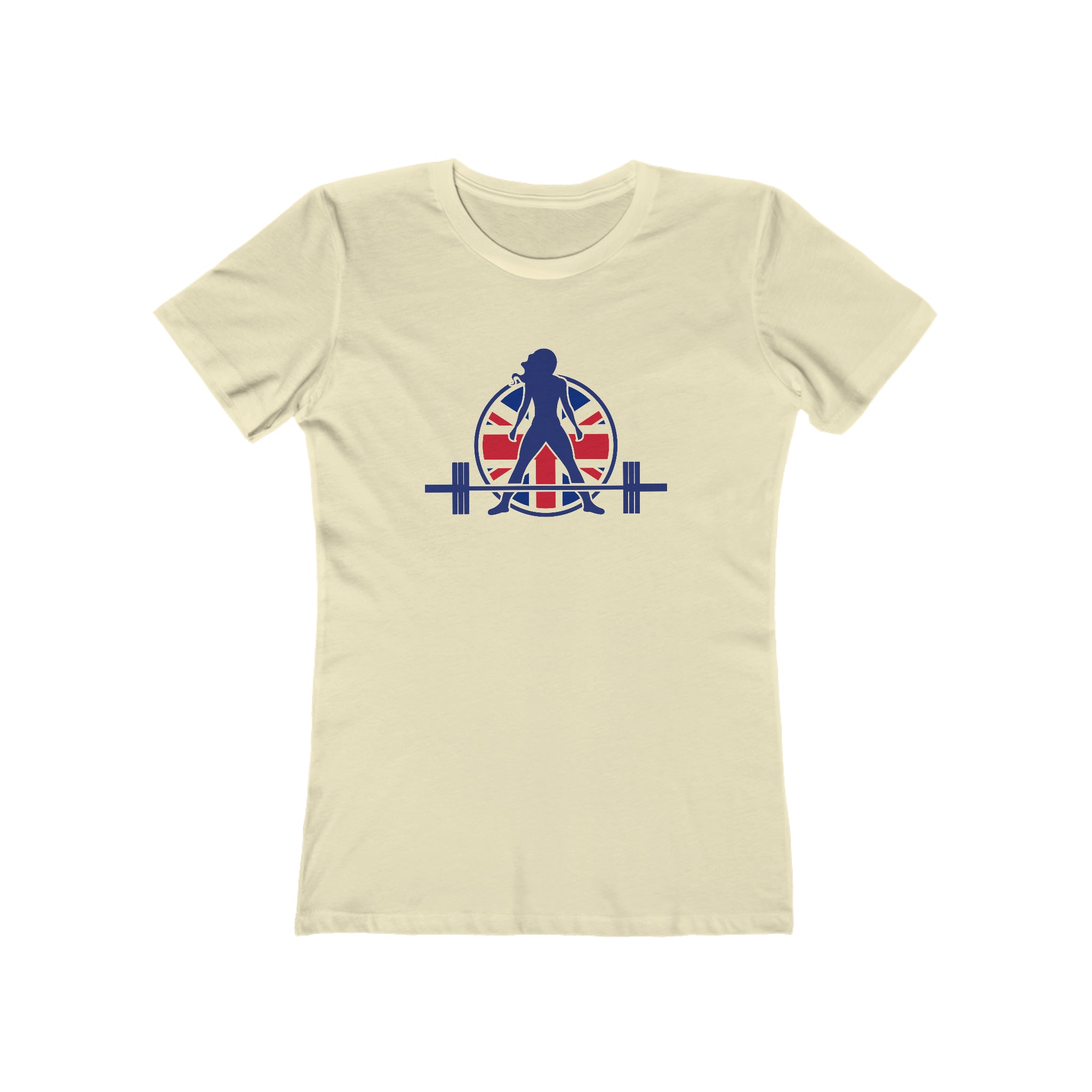 Women's The Boyfriend Tee - UK Light Logo - Plain Back