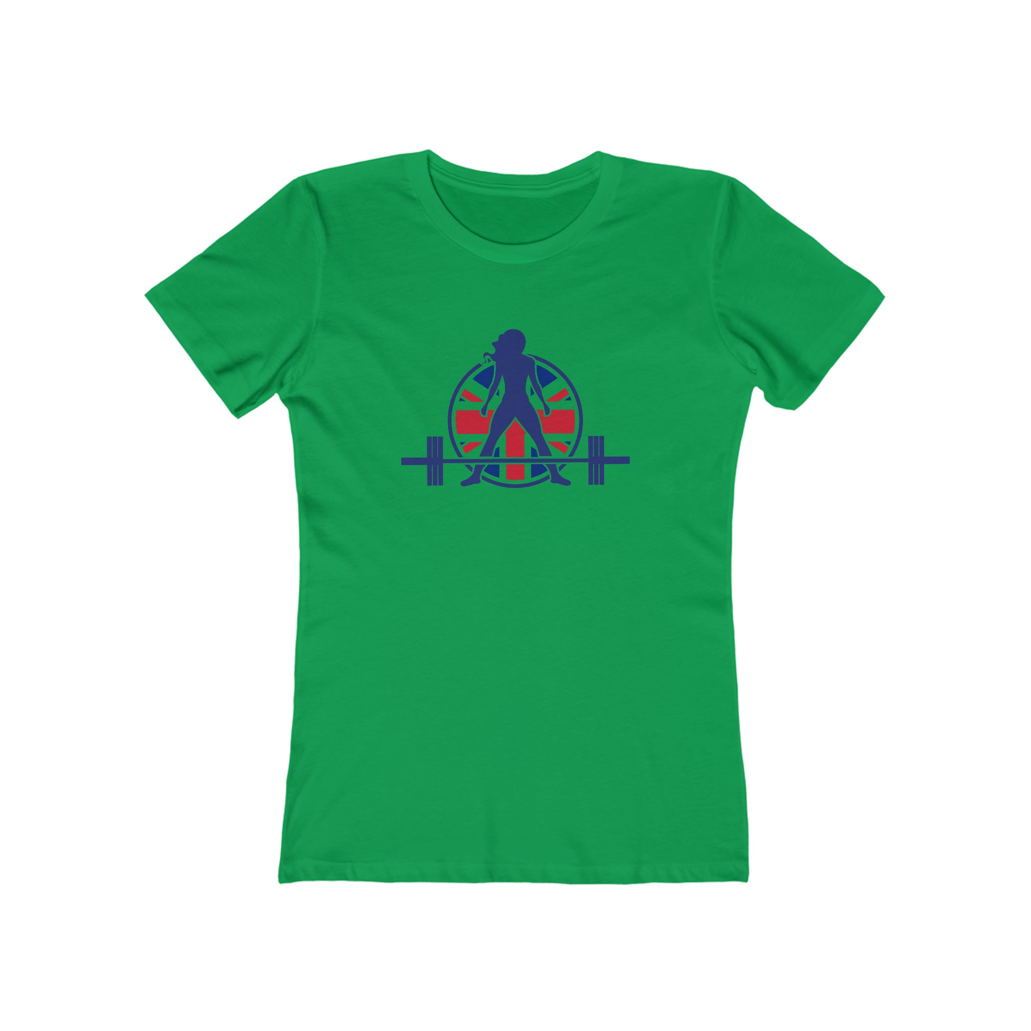 Women's The Boyfriend Tee - UK Light Logo - Plain Back