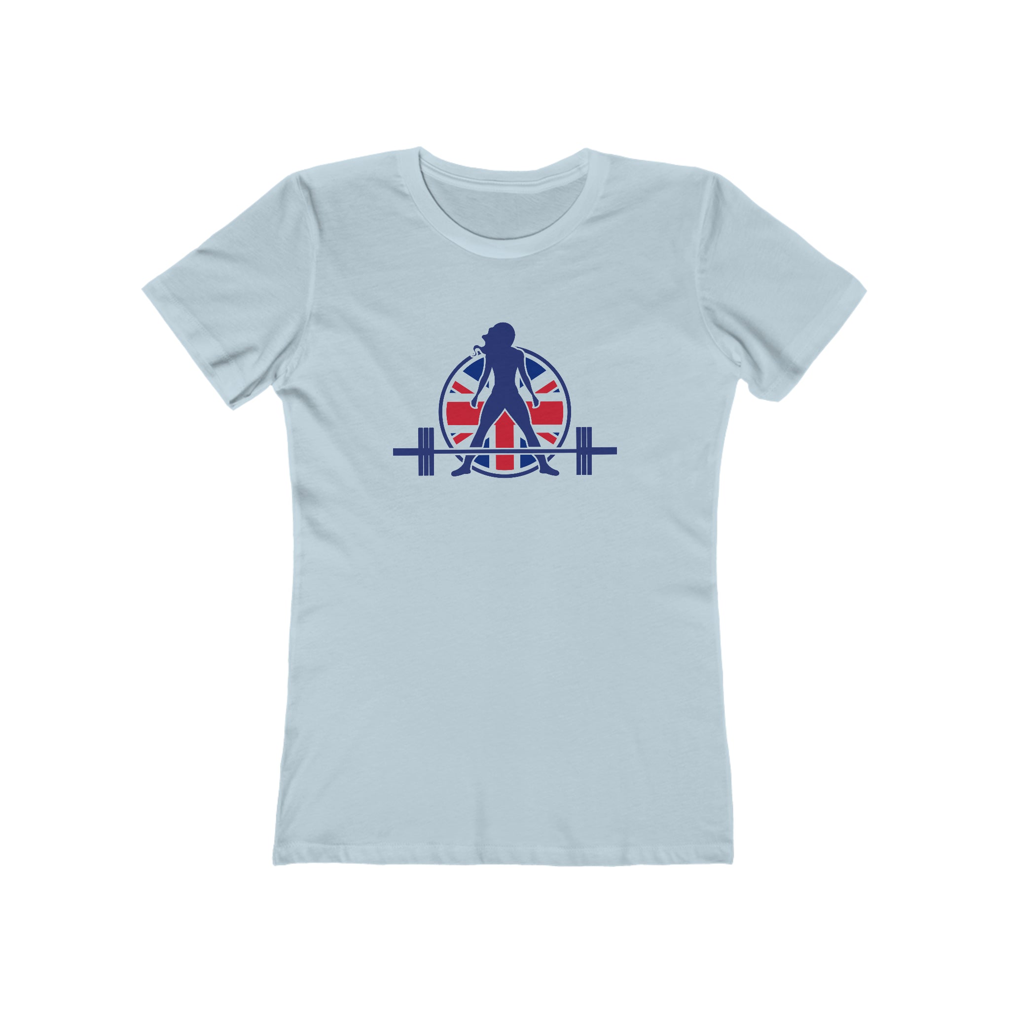 Women's The Boyfriend Tee - UK Light Logo - Plain Back