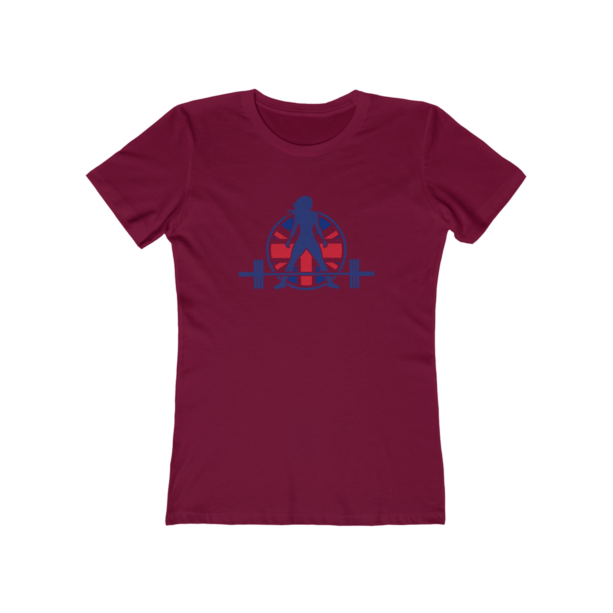 Women's The Boyfriend Tee - UK Light Logo - Plain Back