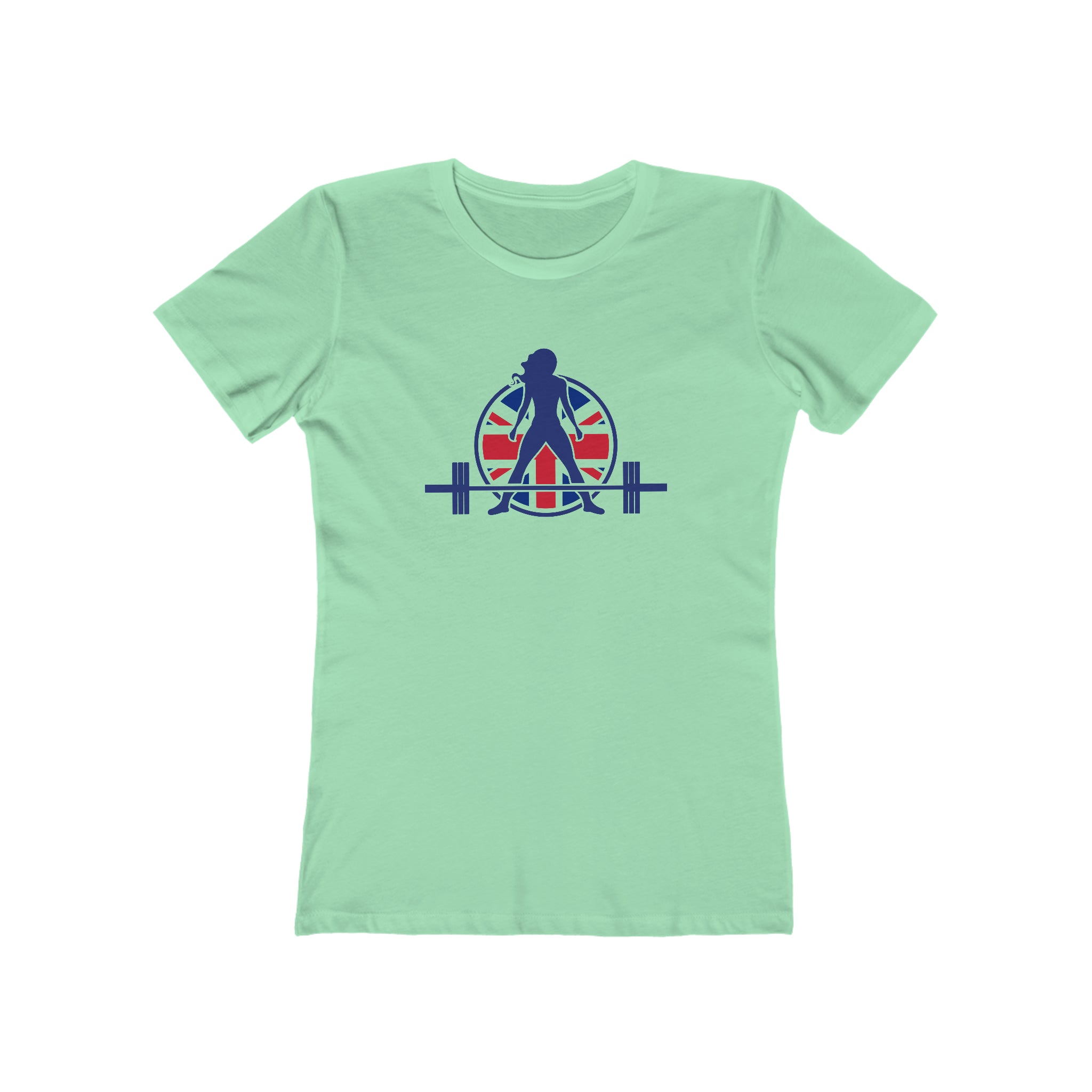 Women's The Boyfriend Tee - UK Light Logo - Plain Back