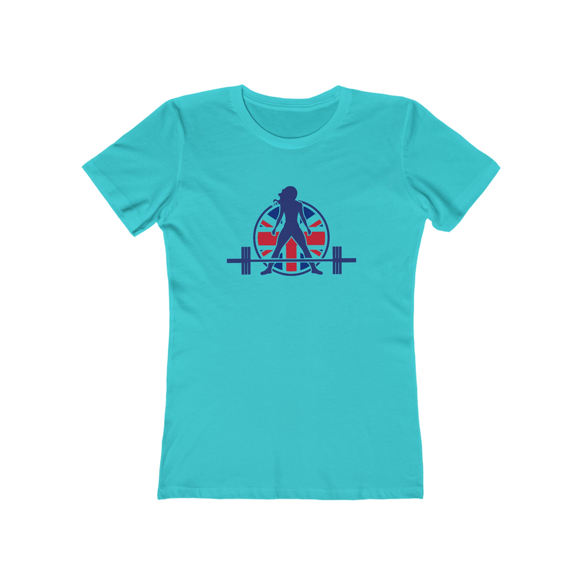 Women's The Boyfriend Tee - UK Light Logo - Plain Back