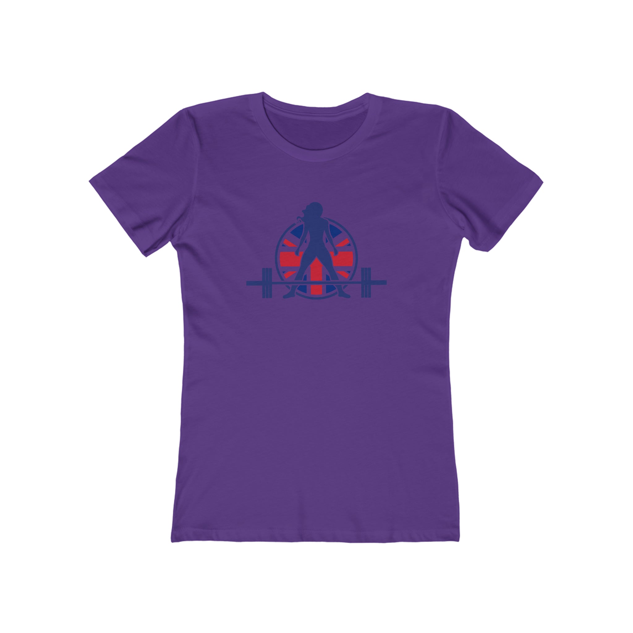 Women's The Boyfriend Tee - UK Light Logo - Plain Back