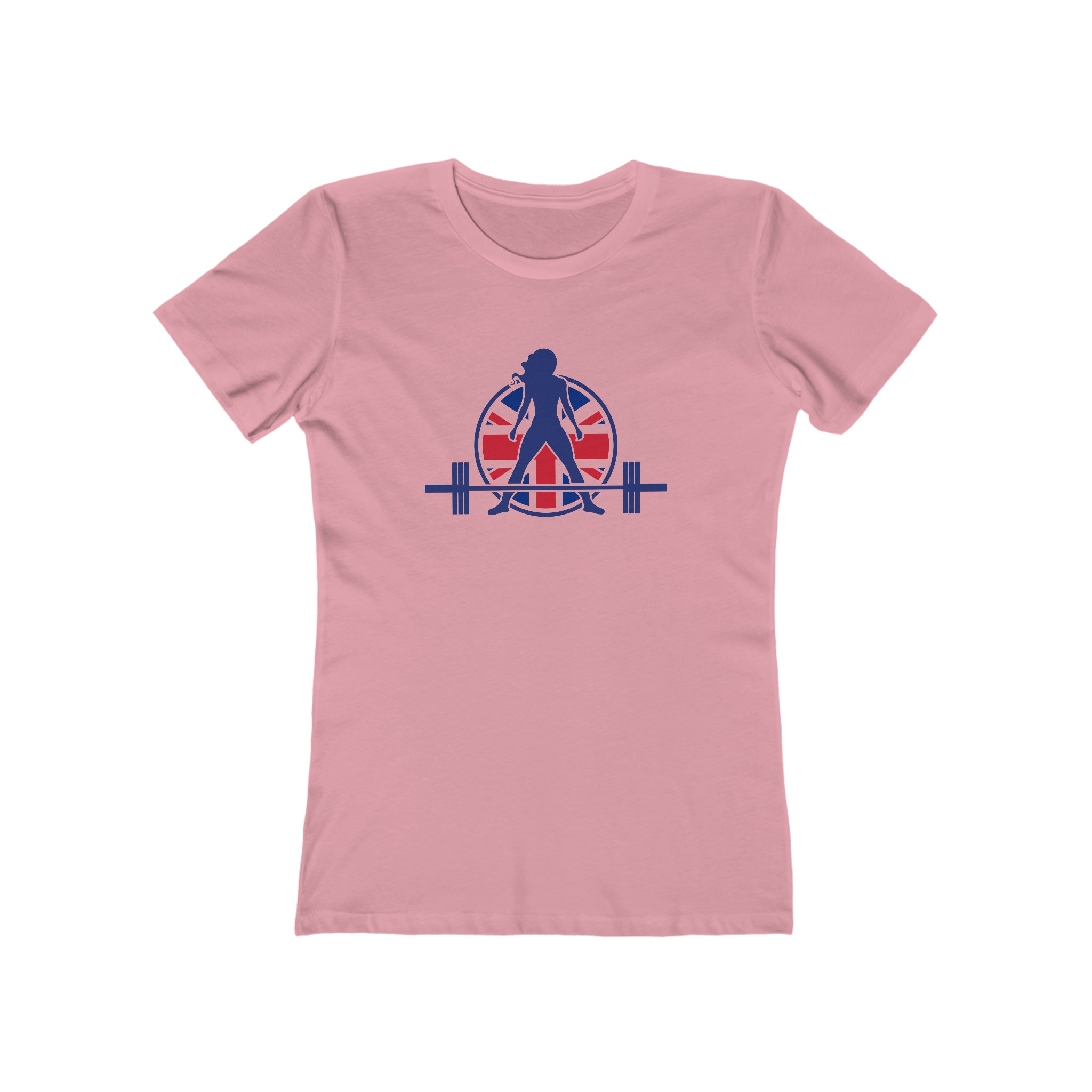 Women's The Boyfriend Tee - UK Light Logo - Plain Back