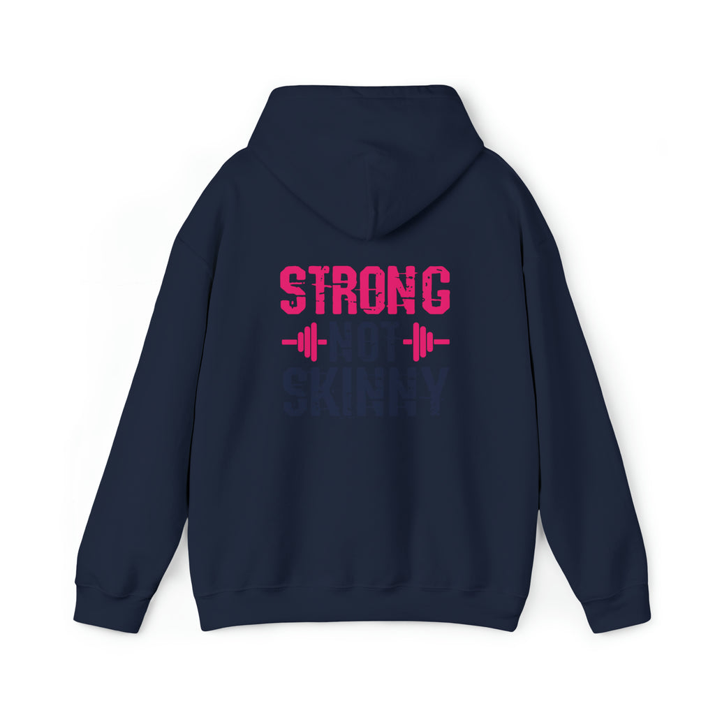 Strong Not Skinny - Pride Color Logo - Unisex Heavy Blend Hooded Sweatshirt