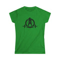 Goal Weight Strong AF - Women's Softstyle Tee - Black Print on Front & Back