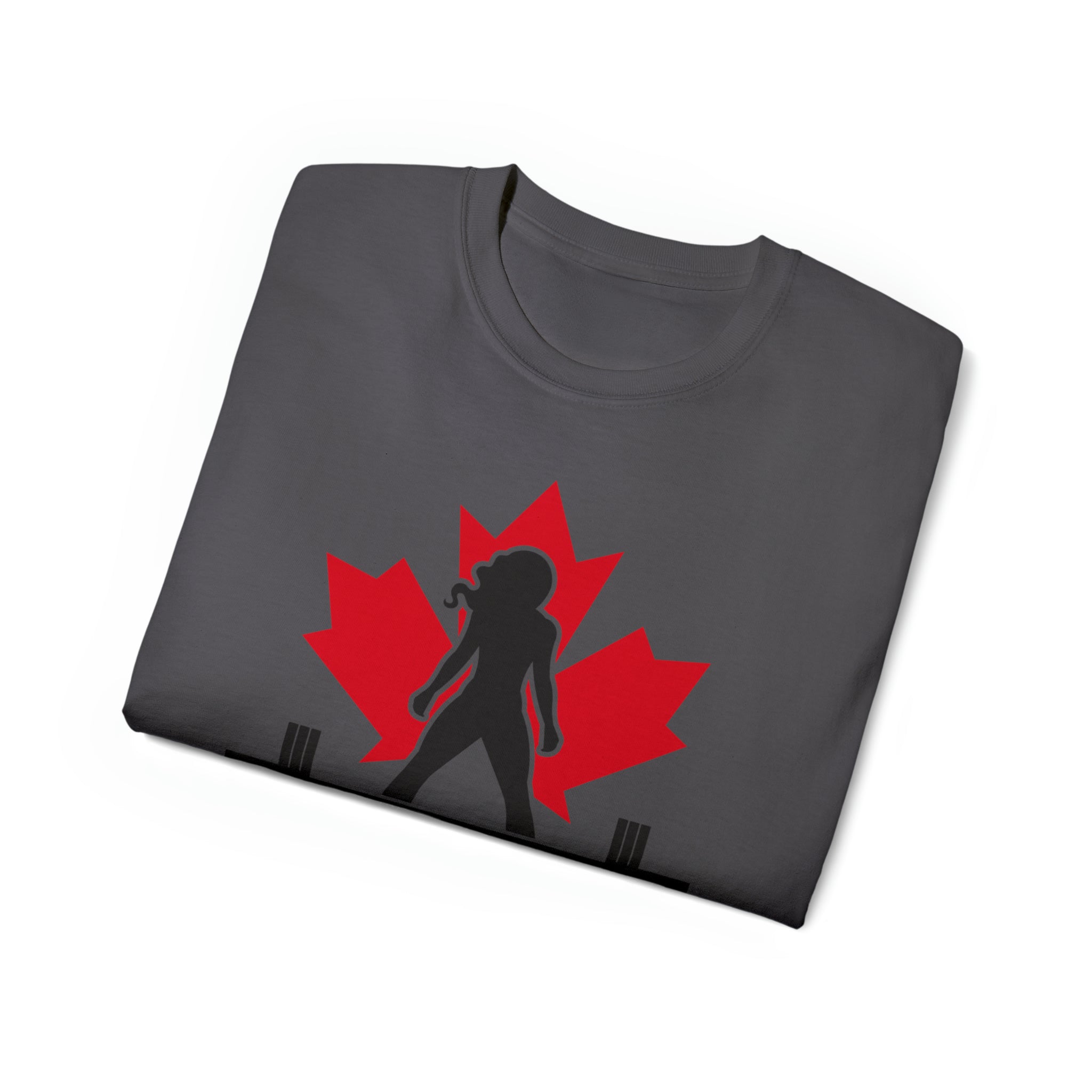 Unisex Ultra Cotton Tee - Canada Logo Light - Plain Back