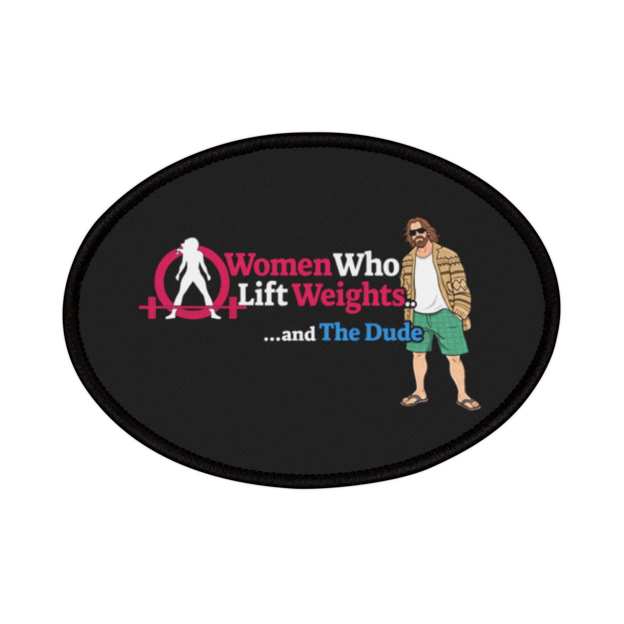 WWLW and The Dude  😎 - Iron On Patch