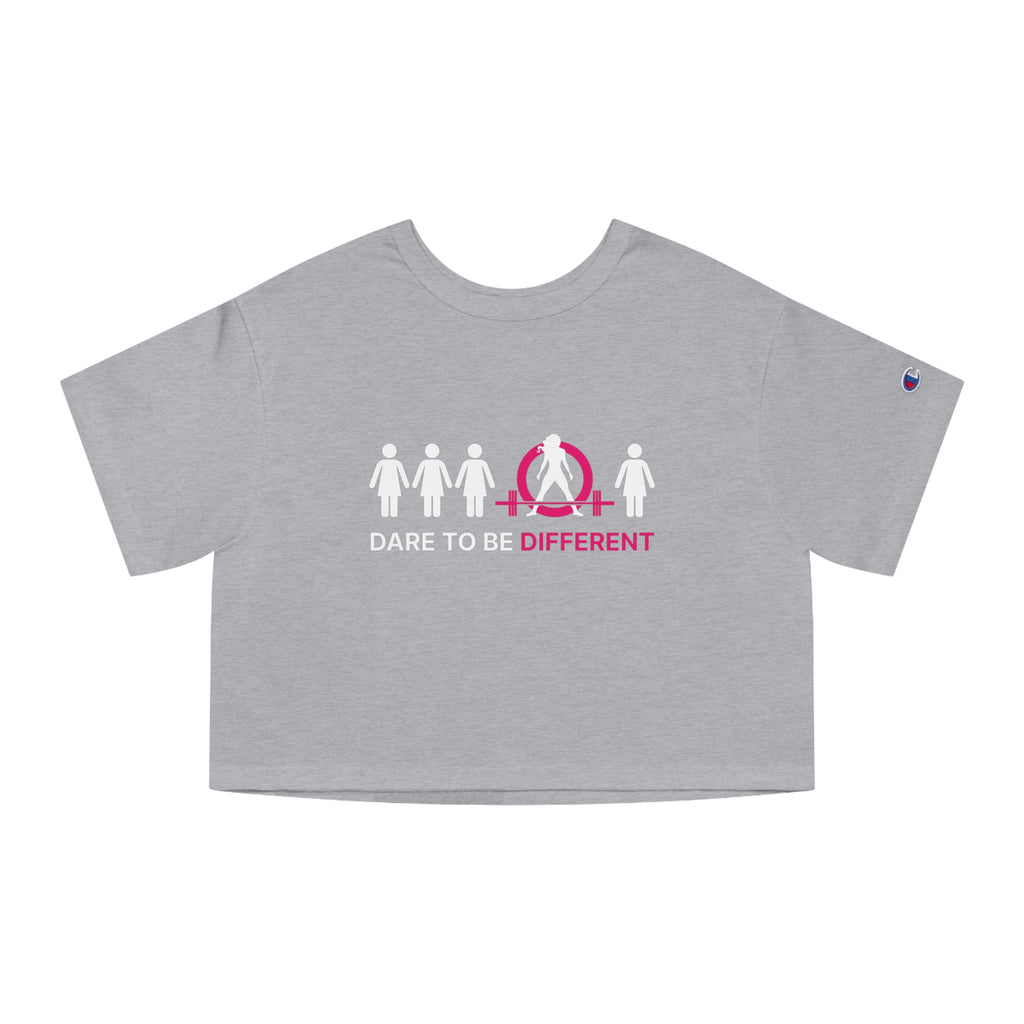 Dare To Be Different - Deadlift. - Champion Women's Heritage Cropped T-Shirt