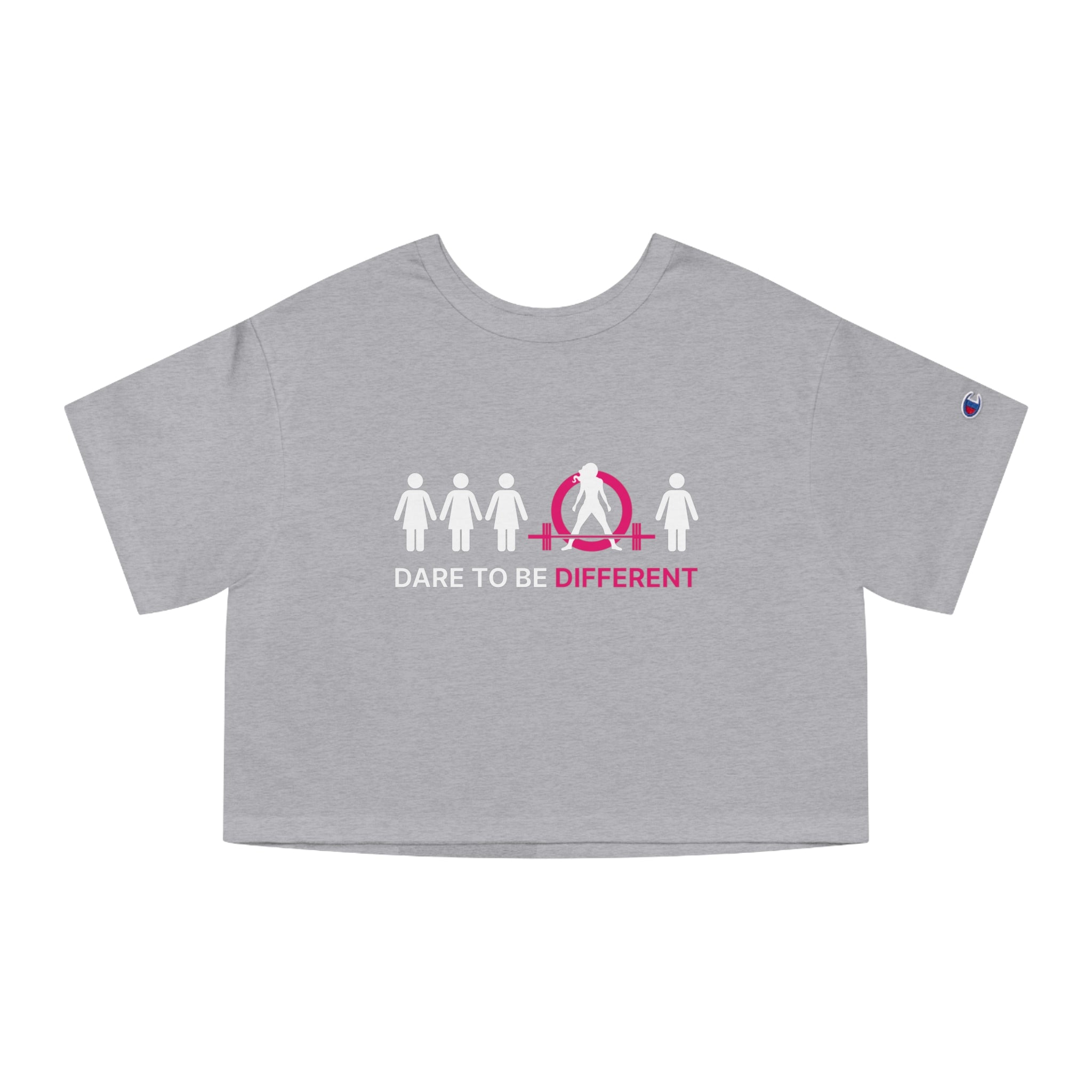 Dare To Be Different - Deadlift. - Champion Women's Heritage Cropped T-Shirt