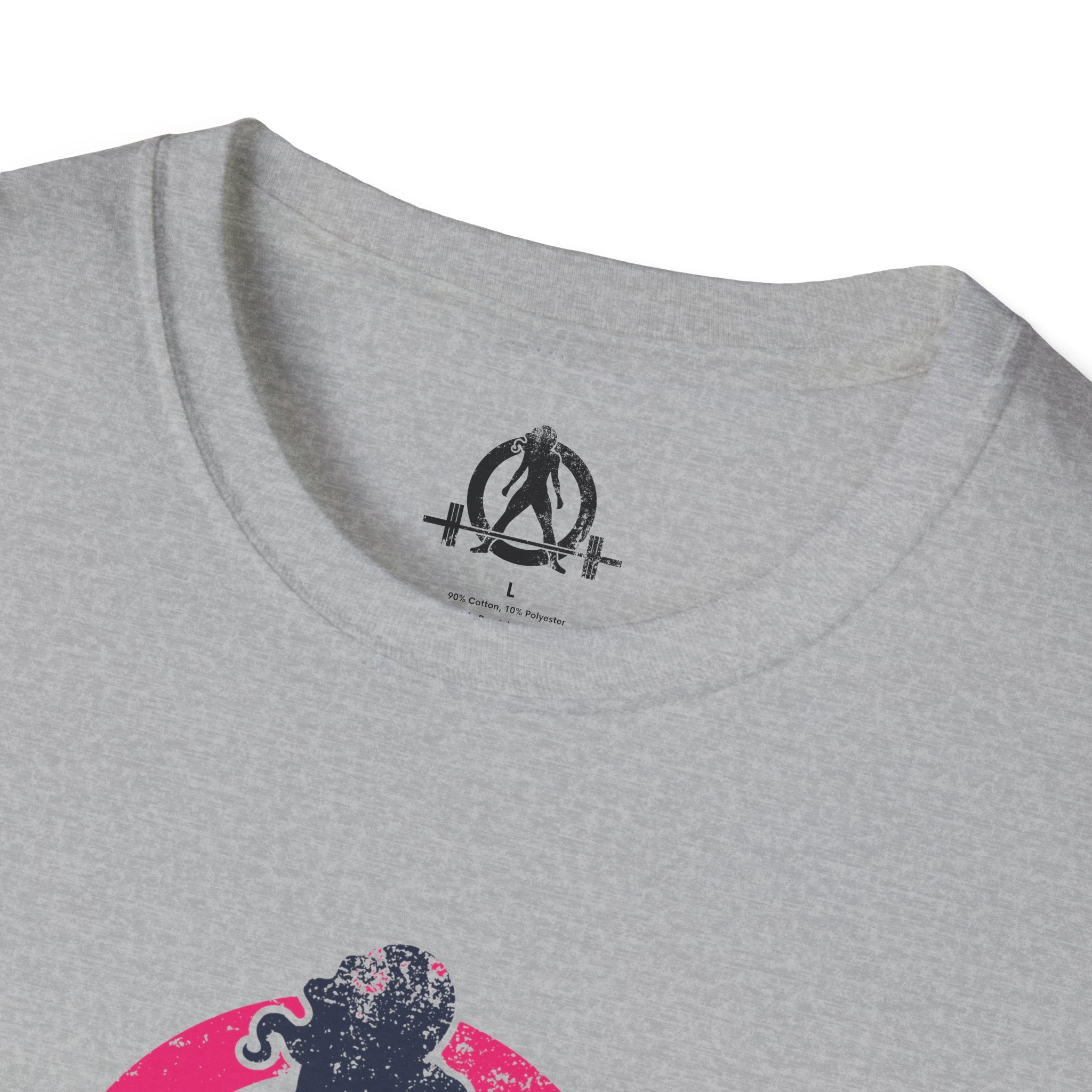 Unisex Softstyle T-Shirt - Inverted Color Distressed Logo - Plain Back (BEST SELLER)