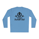 Barbell Club - Unisex Lightweight Long Sleeve Tee - Black Logo