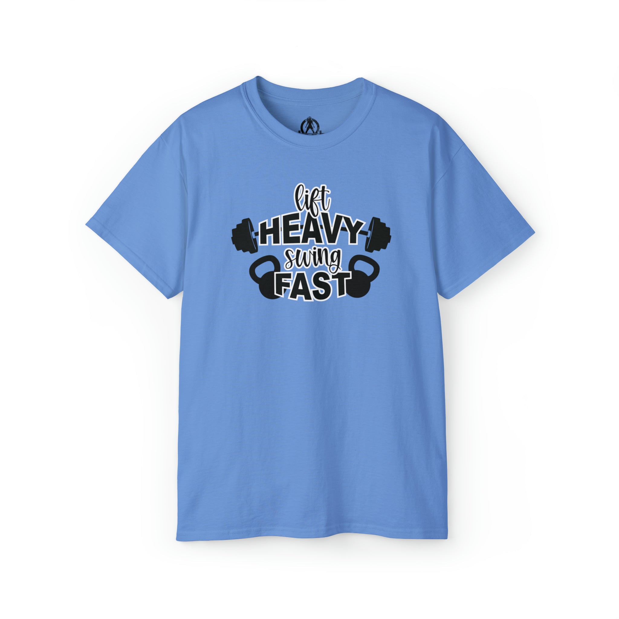 Lift Heavy Swing Fast - Unisex Ultra Cotton Tee - Black Logo