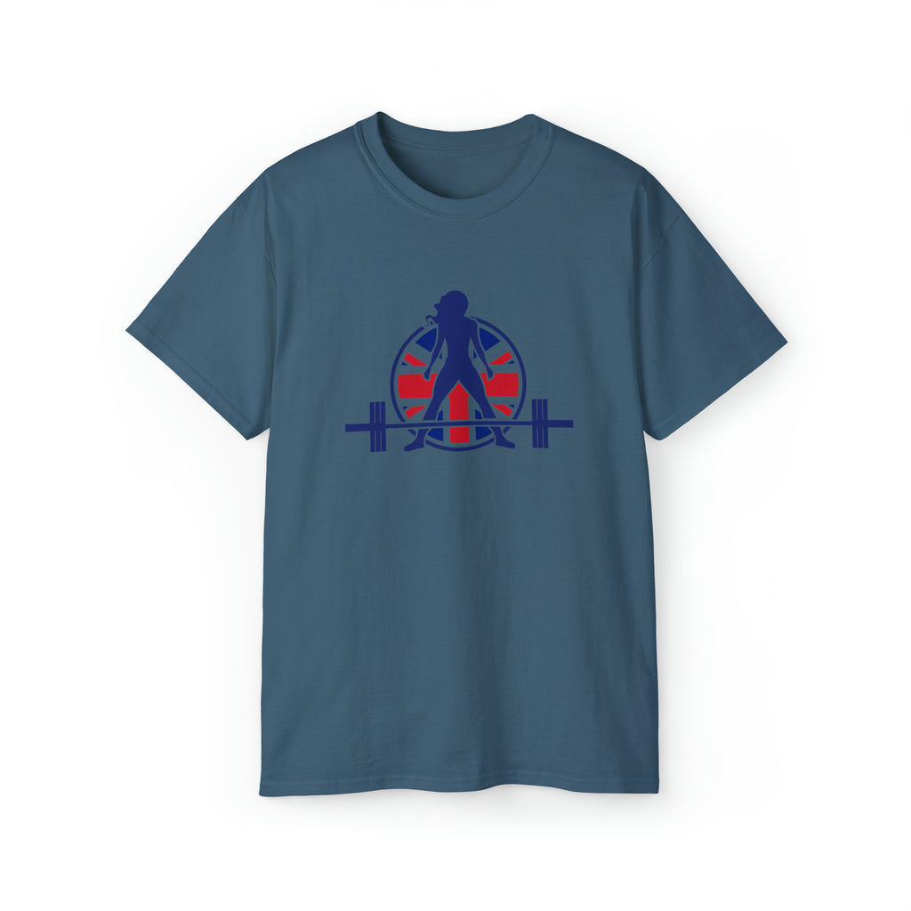Unisex Ultra Cotton Tee - UK Logo Light - Plain Back
