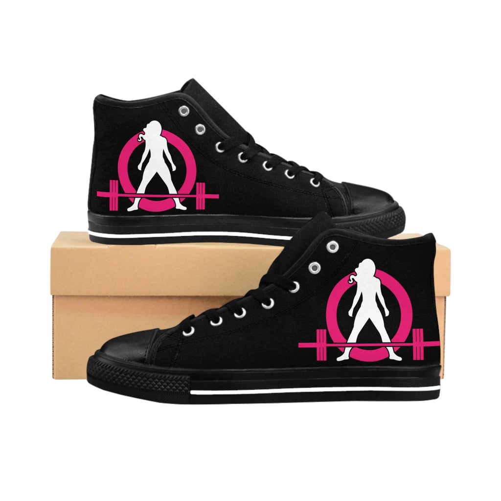 WWLW Women's Black Sneakers - Classic Logo