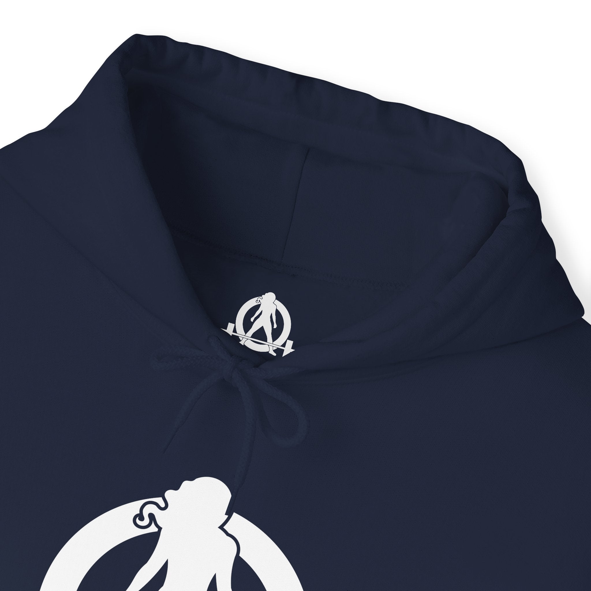 Cardio = Lift Weights Faster - Unisex Heavy Blend Hooded Sweatshirt - White Print on Front & Back