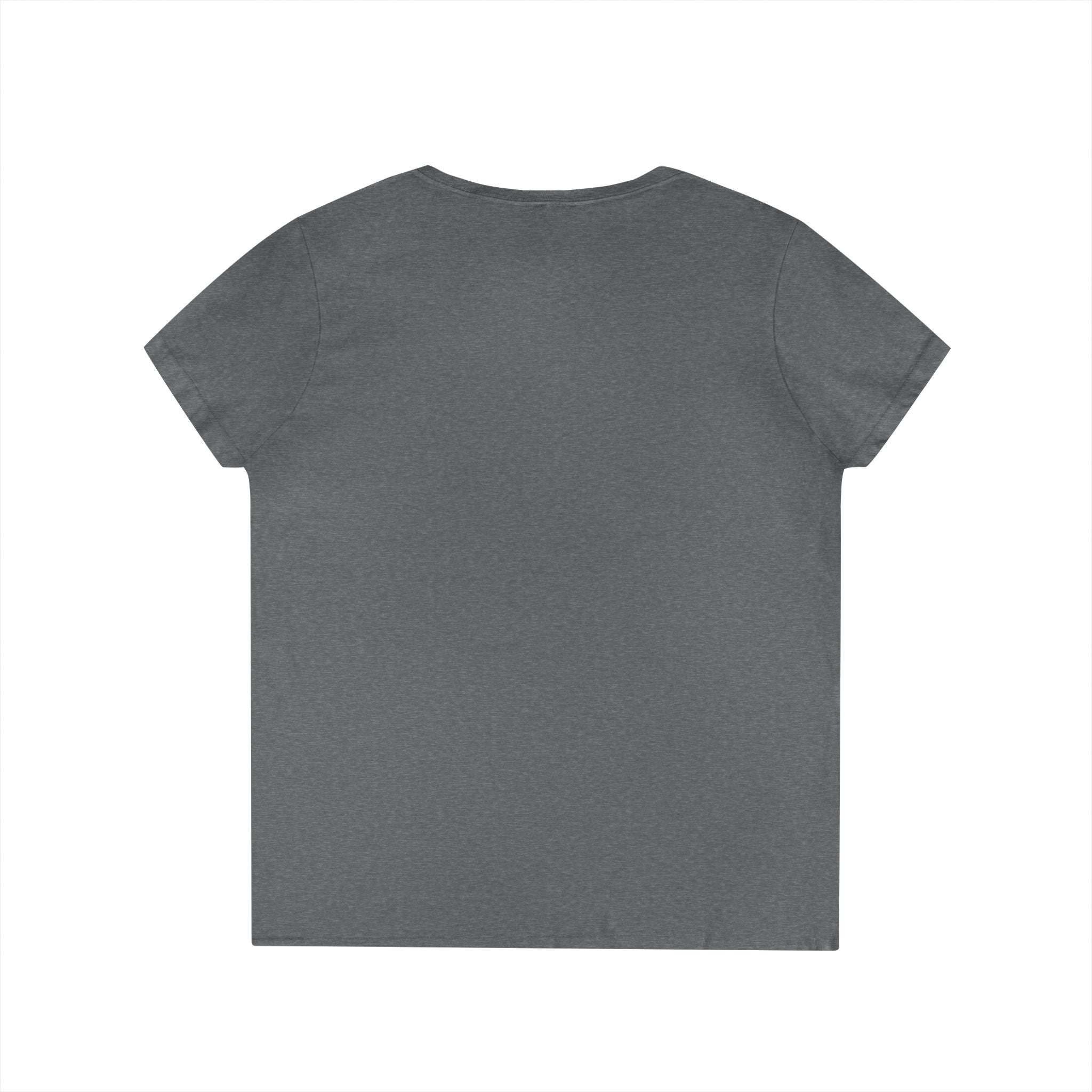 Ladies' V-Neck T-Shirt - Classic Light Logo